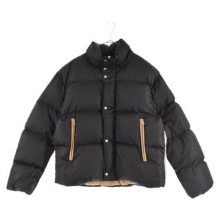 MONCLER / モンクレール | VANOISE ヴァノアーズ 黒ワッペン ウール フルジップ ダウンジャケット フーディ | 0 | グレー | メンズ