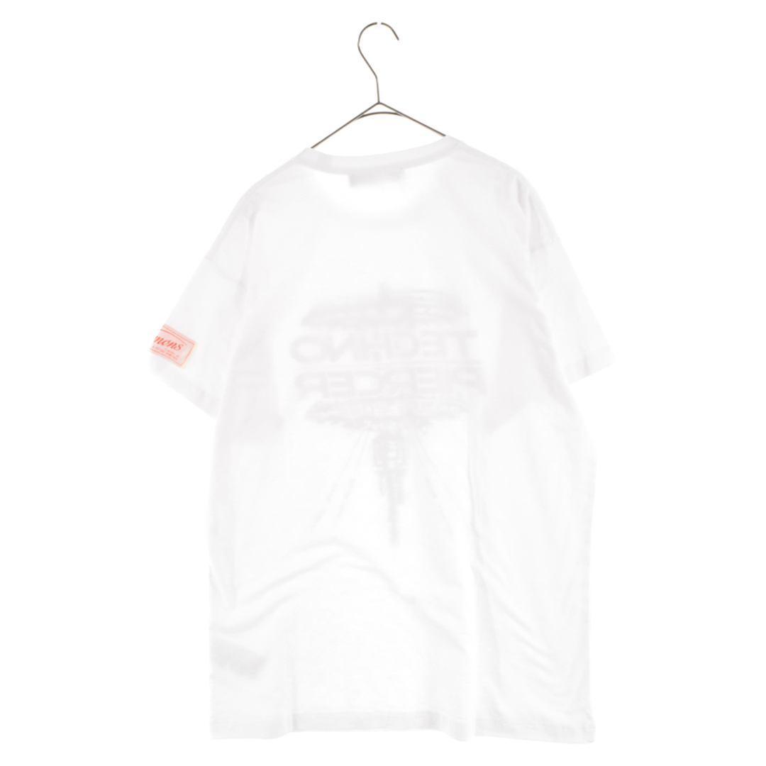 RAF SIMONS ラフシモンズ 22SS OVER-SIZED TECHNO PIERCER T-SHIRT オーバーサイズ 半袖 プリントTシャツ 221‐M120 ホワイト