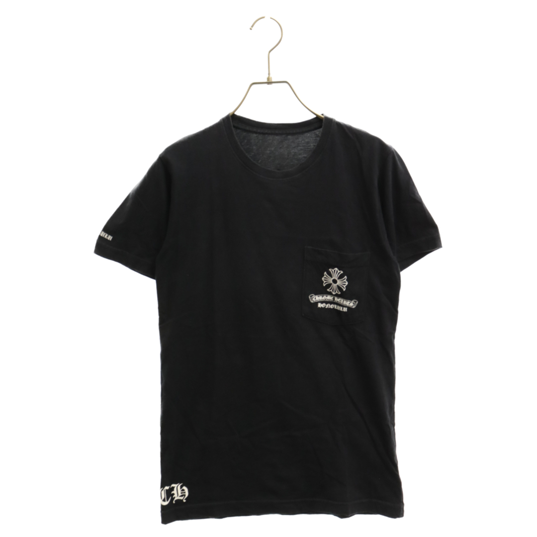 CHROME HEARTS クロムハーツ HONOLULU Limited CH プラス TEE ホノルル限定 バックプリント半袖Tシャツ ブラック