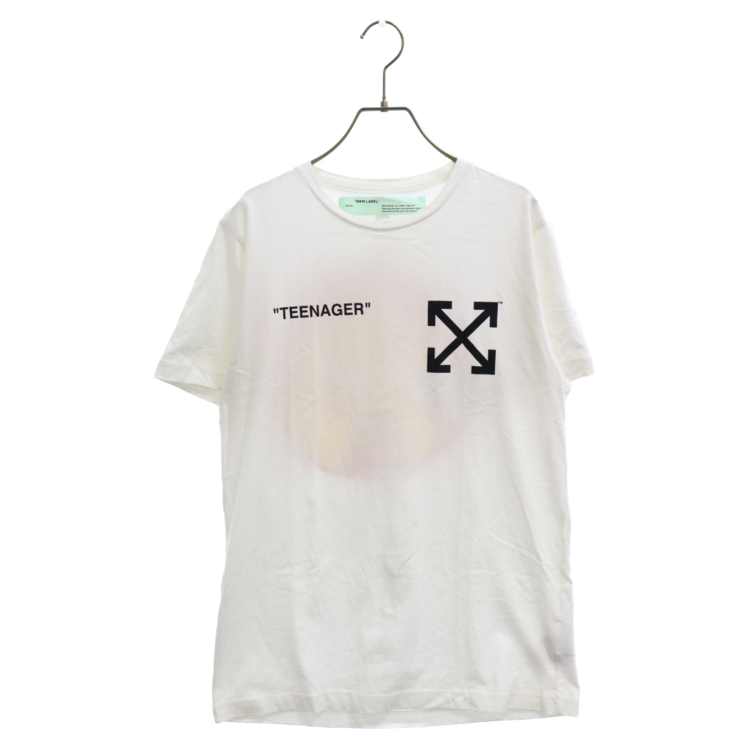 OFF-WHITE オフホワイト 19SS×The Simpsons Flame Bart Tee ザ シンプソンズ フレイムバート クルーネック半袖Tシャツ OMAA027S19185035 ホワイト