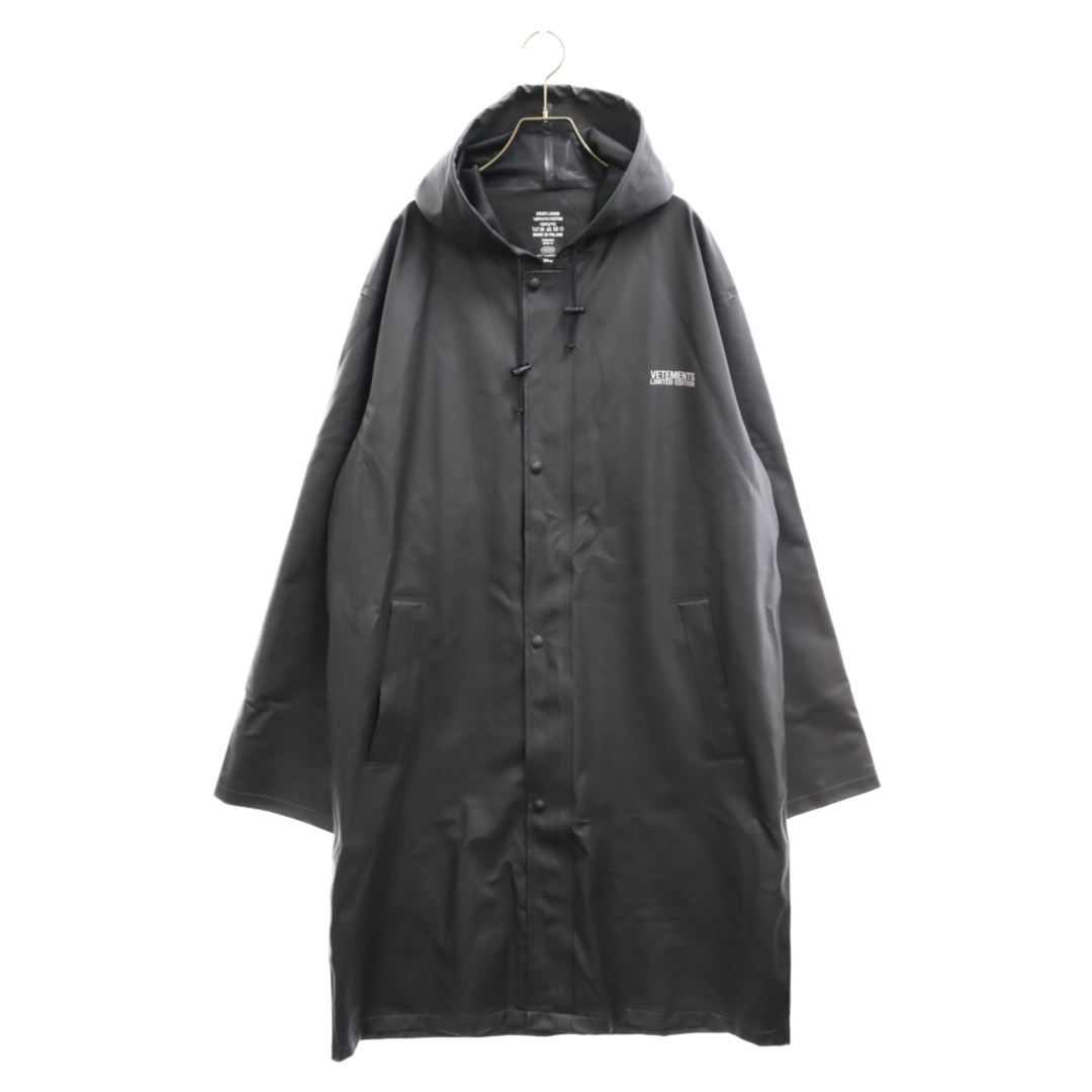 VETEMENTS ヴェトモン 20SS×STAR WARS RAIN COAT スターウォーズ レインコート ブラック USW21JA026