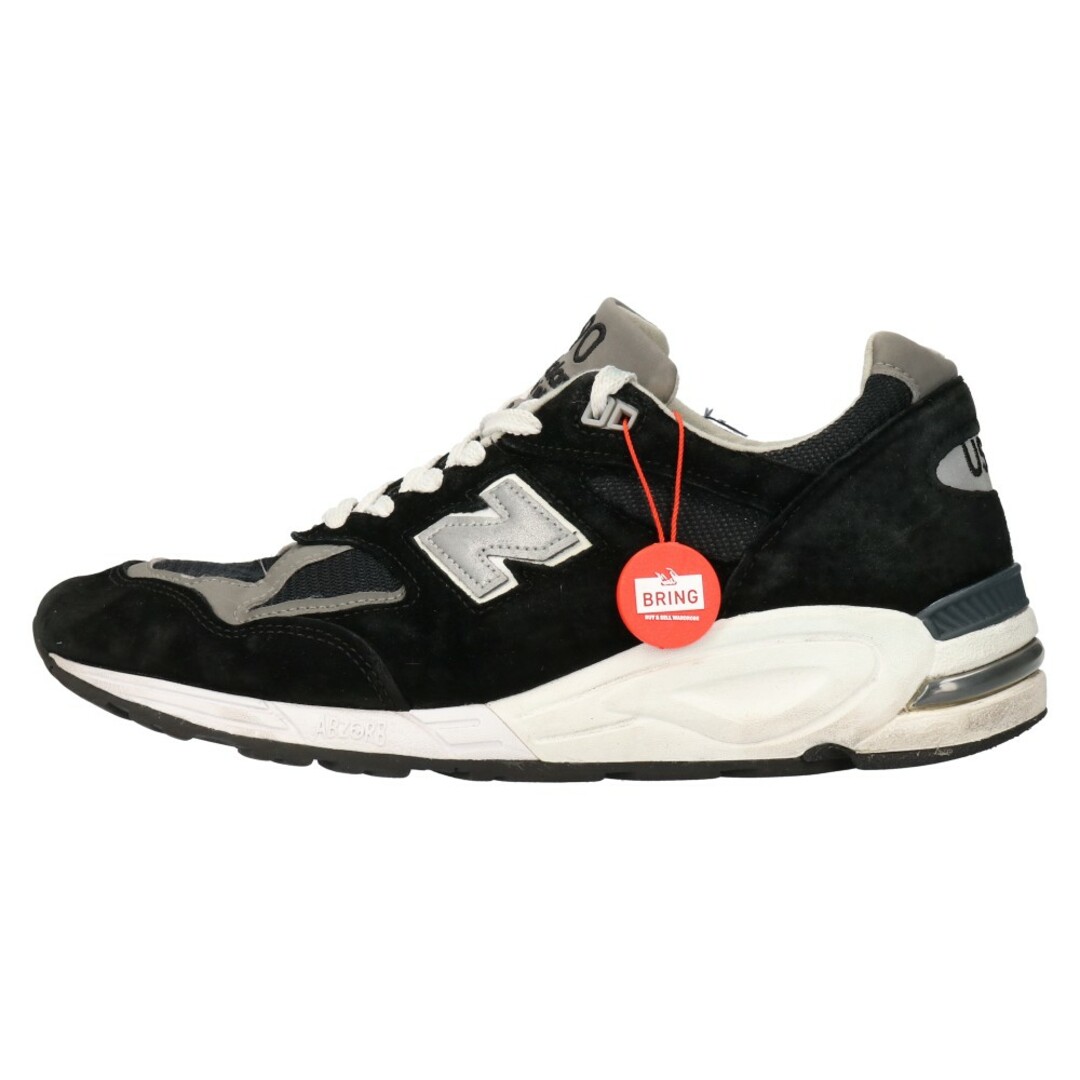 New Balance ニューバランス M990BL2 USA製 スキンスエードローカットスニーカー ブラック