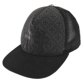 CHROME HEARTS クロムハーツ PPO TRUCKER CAP ANTIプリントスクロールクロスボール付 トラッカー キャップ