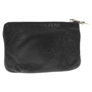 クロムハーツ(Chrome Hearts)のCHROME HEARTS クロムハーツ ZPR CHNG PURSE DGGR ZIP チェンジパースクロスパッチ コインケース ダガージップ ブラックコインケース(コインケース/小銭入れ)