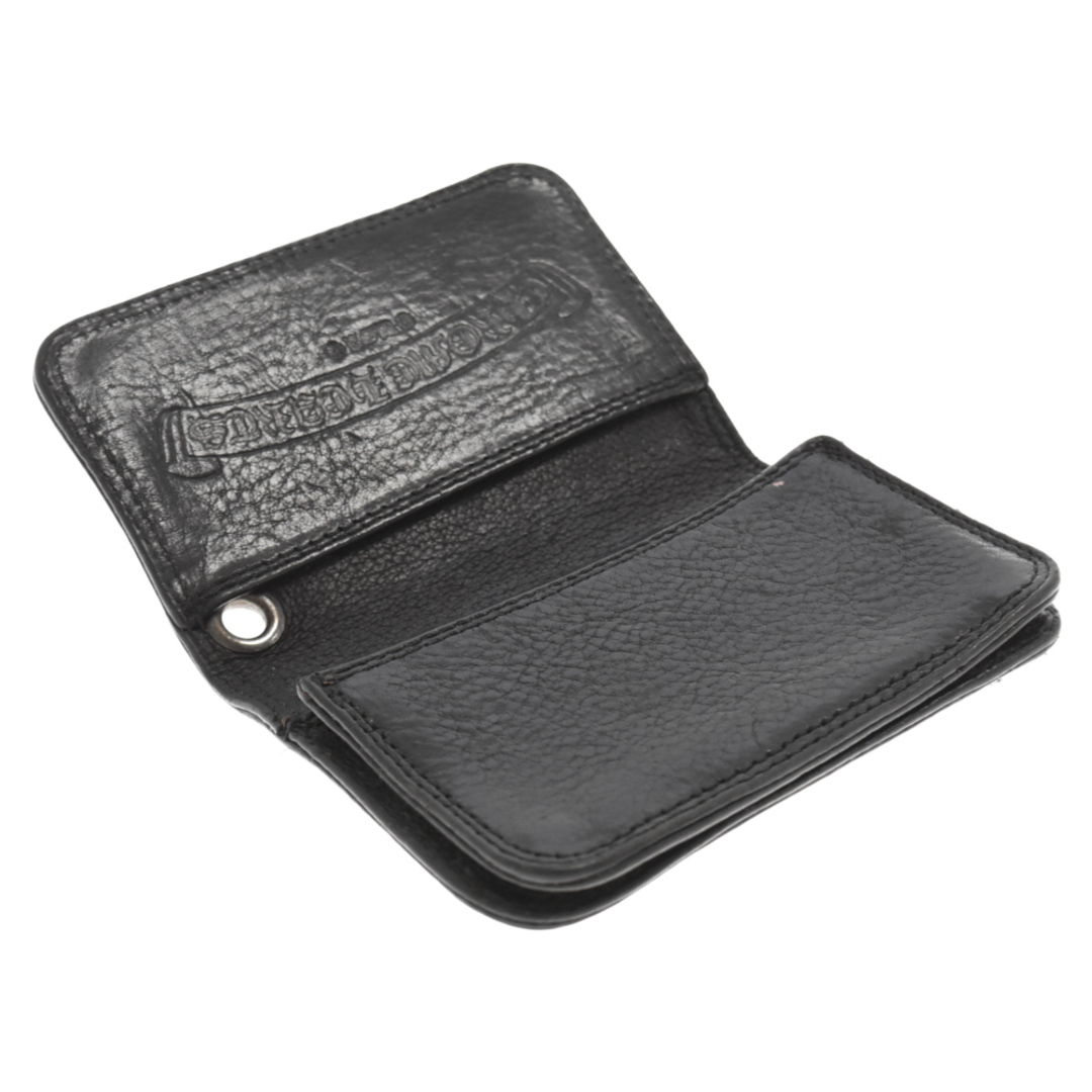 CHROME HEARTS クロムハーツ CARD CASE 2ポケット レザーカードケース ブラック シルバー