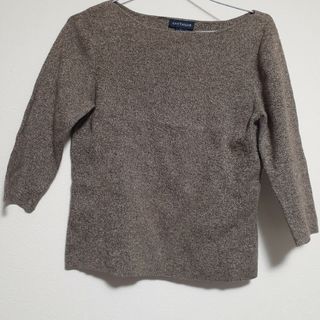 古着 Ann Taylor アンテイラー スウェット ティーシャツ Tシャツ 茶(カットソー(長袖/七分))