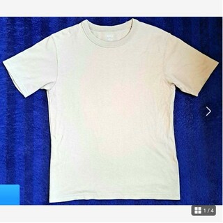UNIQLOクルーネックTシャツ(半袖)ベージュ男女兼用(シャツ)