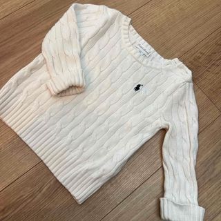 ラルフローレン(Ralph Lauren)のm.yy様専用‼︎ラルフローレン　ホワイト綿ニット(ニット)