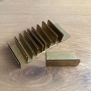 真鍮カードスタンド　ワイドタイプ(インテリア雑貨)