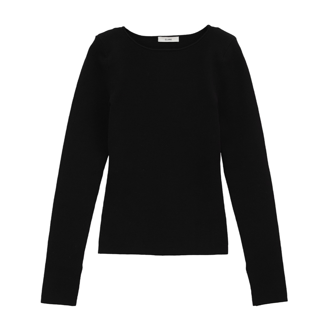 CLANE(クラネ)のCLANE SHOULDER PADS KNIT TOPS レディースのトップス(カットソー(長袖/七分))の商品写真