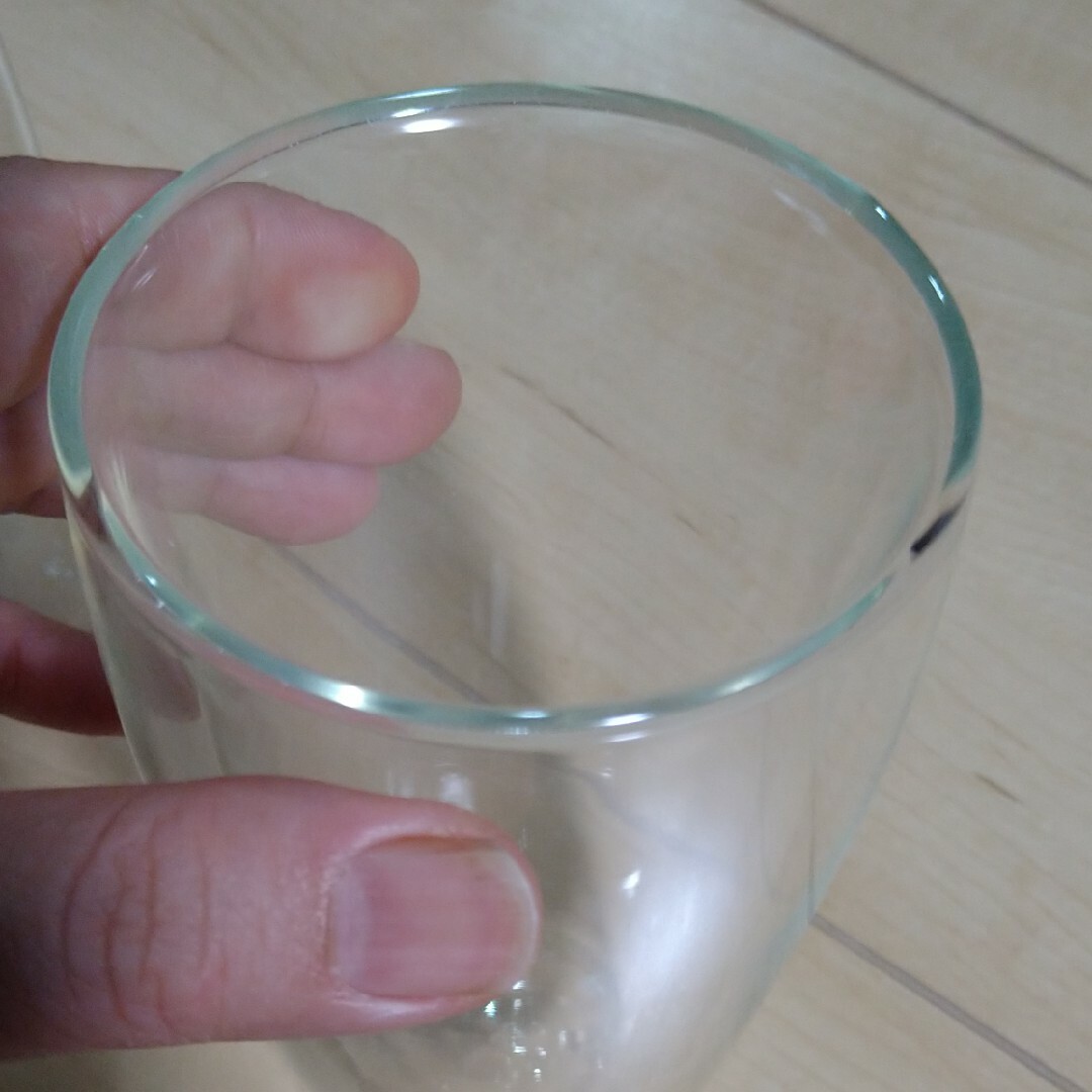 ペアグラス　二重ガラス インテリア/住まい/日用品のキッチン/食器(食器)の商品写真