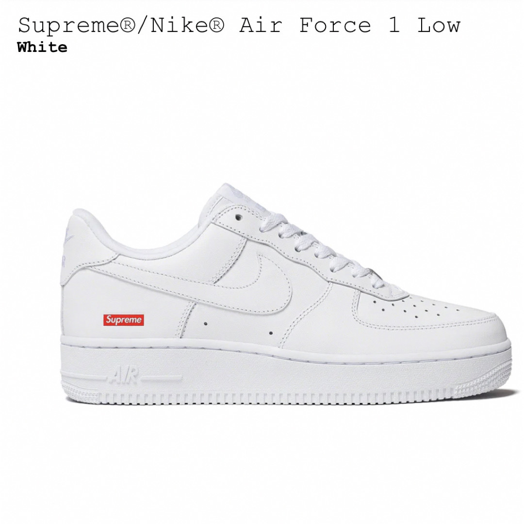 27cm supreme nike air force 1 low