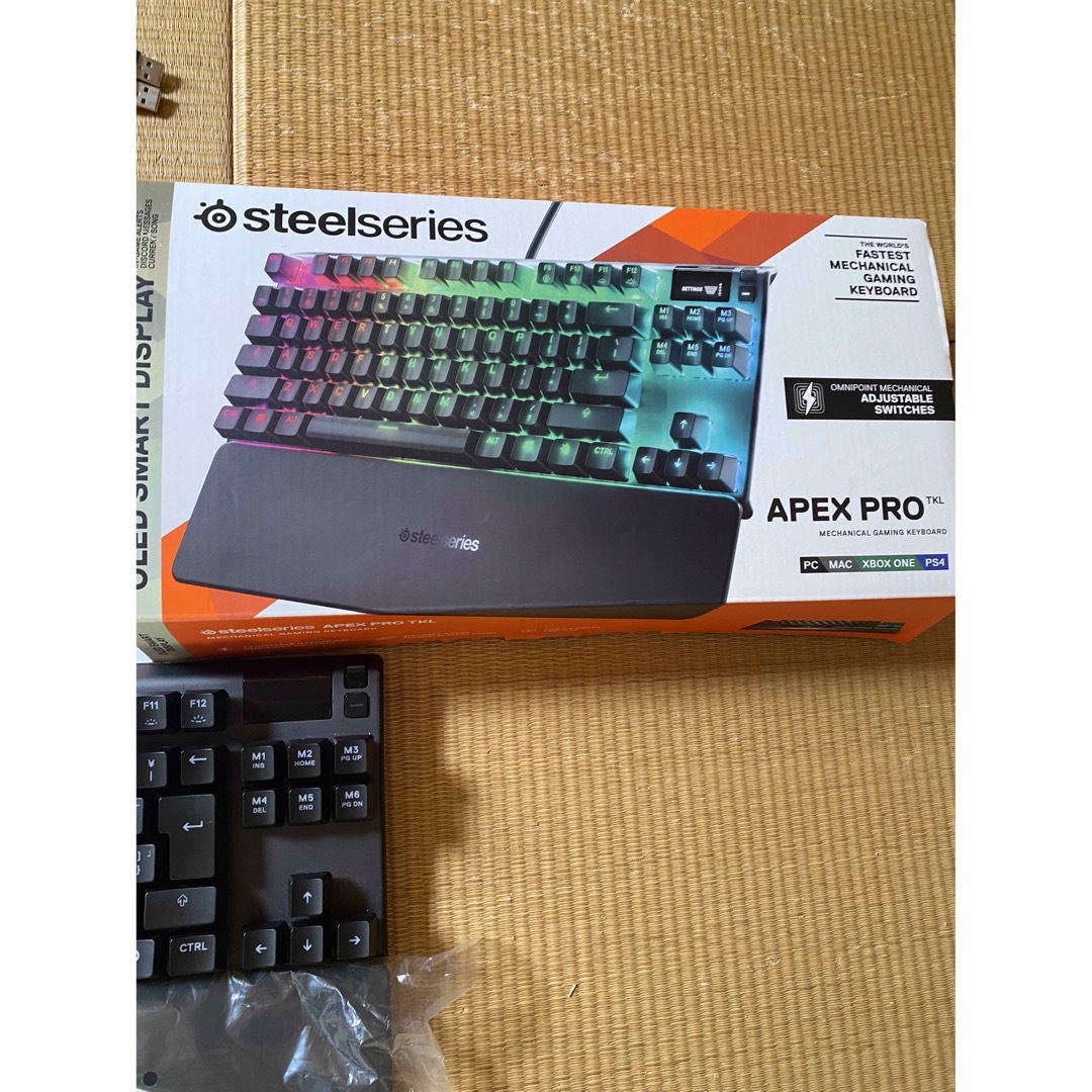 SteelSeries(スティールシリーズ)のSteelSeries ゲーミングキーボード Apex Pro TKL  スマホ/家電/カメラのPC/タブレット(PC周辺機器)の商品写真