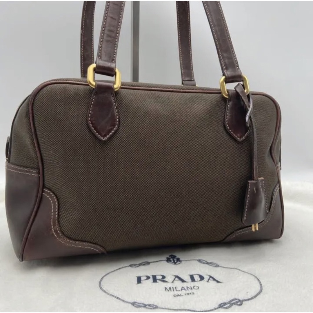 ◇激レア◇プラダ PRADA トートバッグ ロゴジャガード ブラウン | www