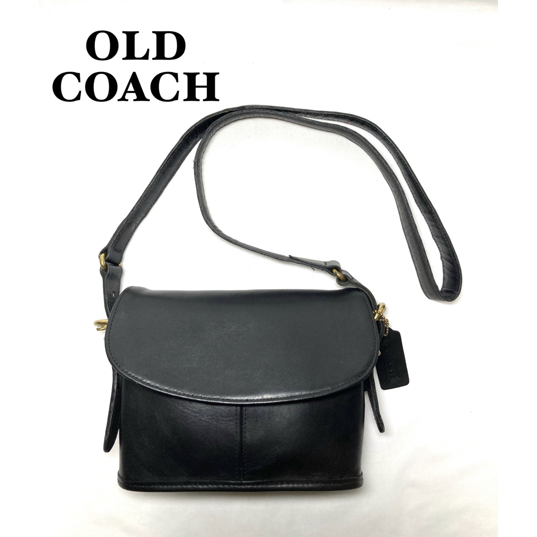 COACH - 【美品】COACH オールドコーチ ショルダーバッグ ブラック