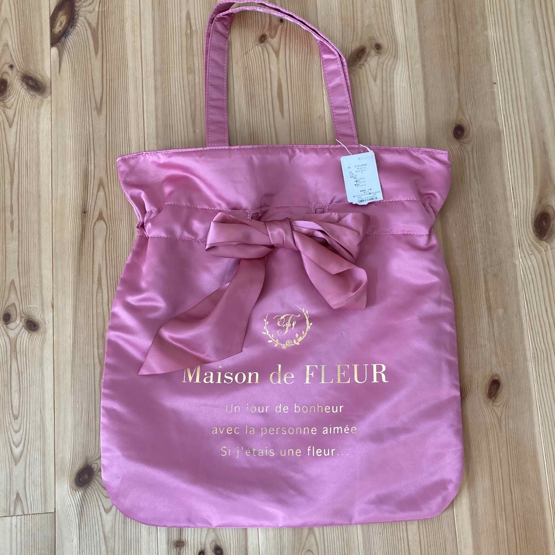 Maison de FLEUR(メゾンドフルール)の新品☆メゾンドフルール　リボントートバッグ レディースのバッグ(トートバッグ)の商品写真
