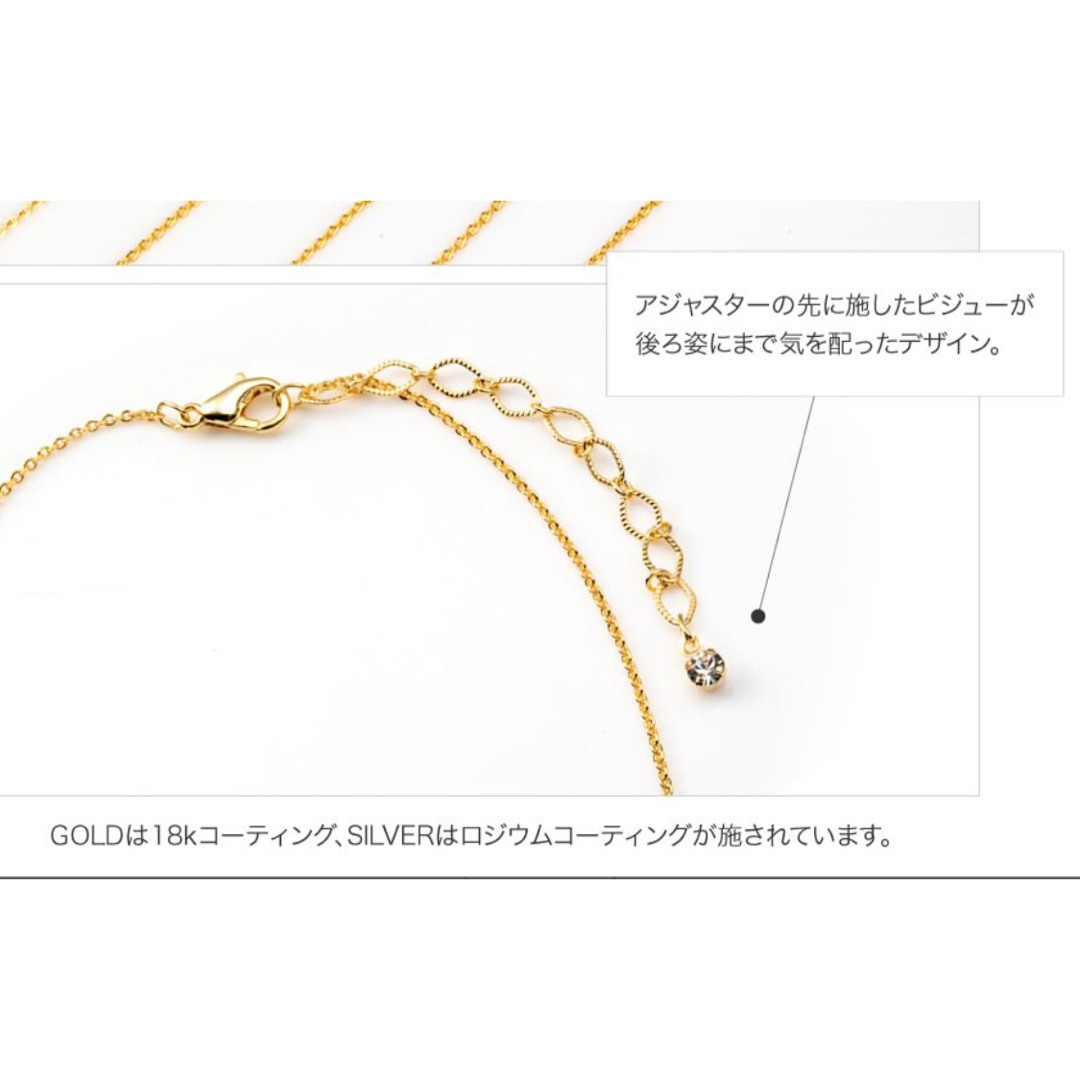 ホースシュー 18k  CZダイヤ ピンクゴールド ネックレス レディースのアクセサリー(ネックレス)の商品写真