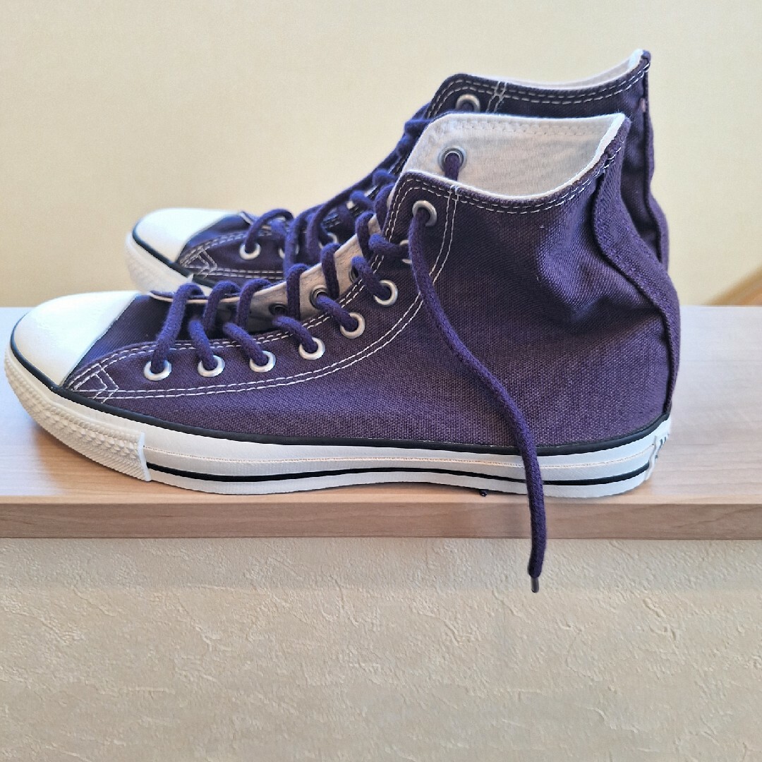 ALL STAR（CONVERSE）(オールスター)のコンバース　オールスターHI パープル紫　made.in.usa サイズ9 メンズの靴/シューズ(スニーカー)の商品写真