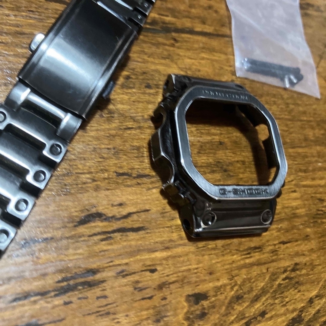 G-SHOCK(ジーショック)のGMW-B5000V-1JR風　GMW-B5000用ステンレスカスタムセット メンズの時計(金属ベルト)の商品写真