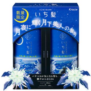 イチカミ(いち髪)の数量限定 いち髪 月夜に輝く 月下美人の香りシャンプー&コンディショナーセット(シャンプー/コンディショナーセット)