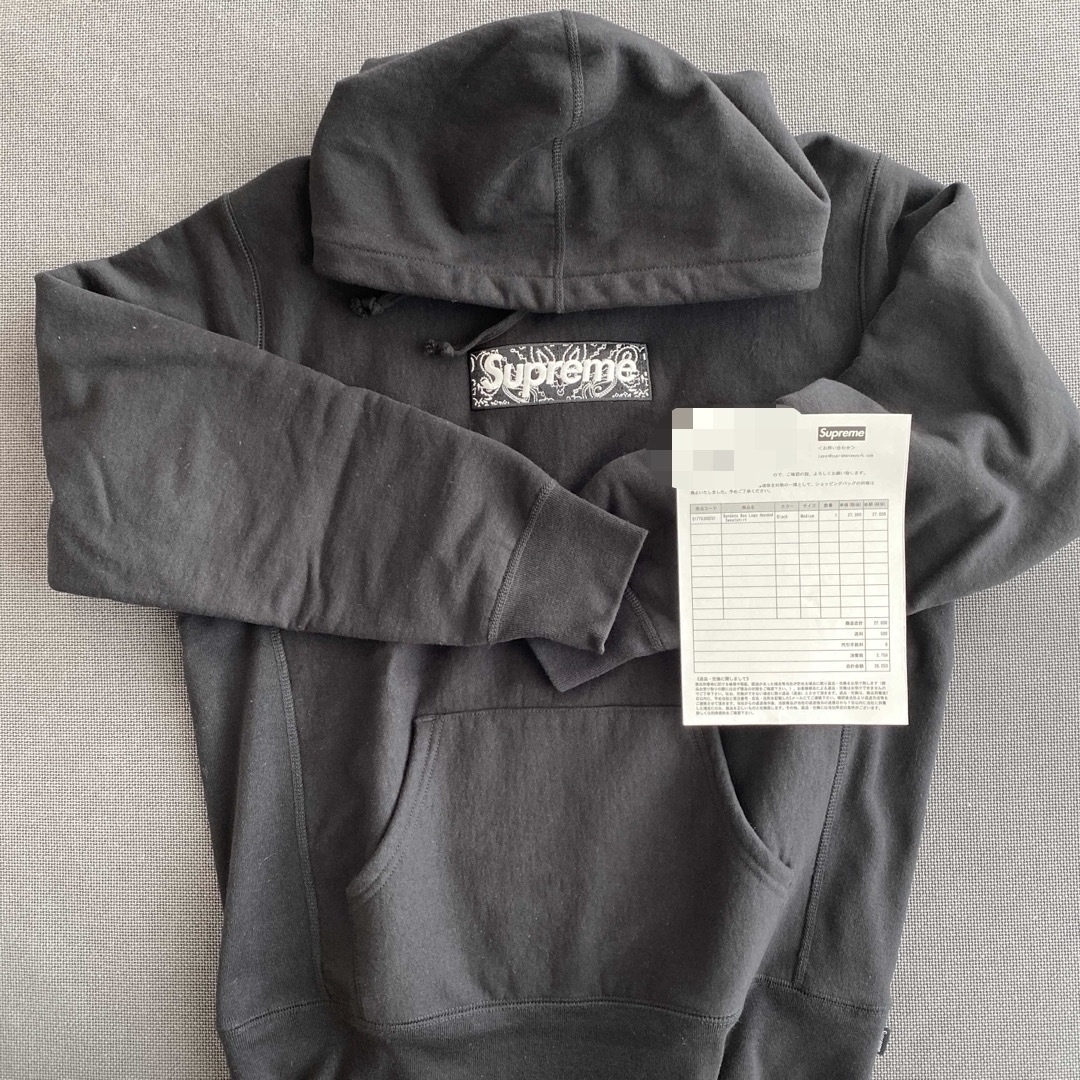 Supreme Bandana Box Logo Hooded M