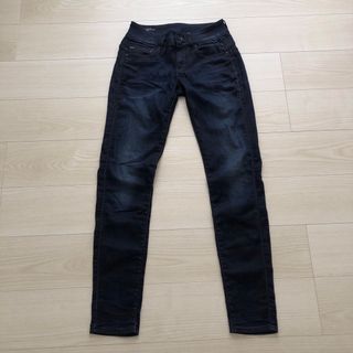 ジースター(G-STAR RAW)の古着ジーンズ　RAW スキニー　ブルーデニム　G-STAR Lサイズ(デニム/ジーンズ)