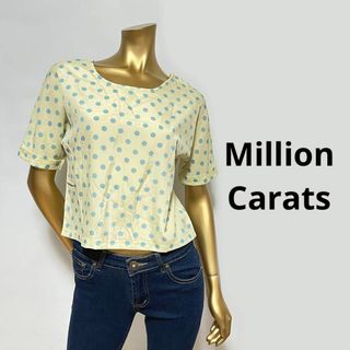 ミリオンカラッツ(Million Carats)の【3114】Million Carats 水玉 シャツ F(シャツ/ブラウス(半袖/袖なし))