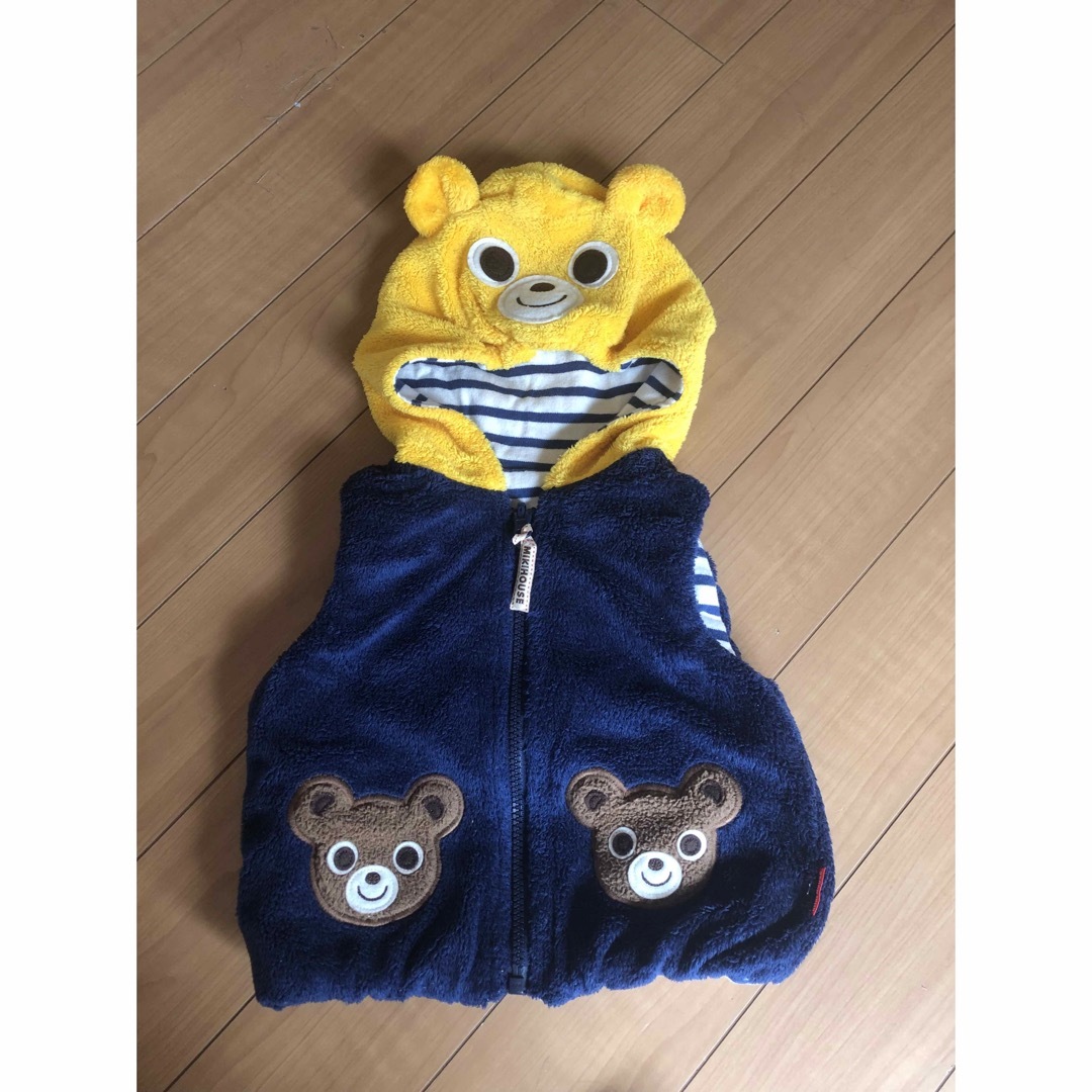 mikihouse(ミキハウス)のミキハウス　アウター　ベスト キッズ/ベビー/マタニティのキッズ服男の子用(90cm~)(ジャケット/上着)の商品写真