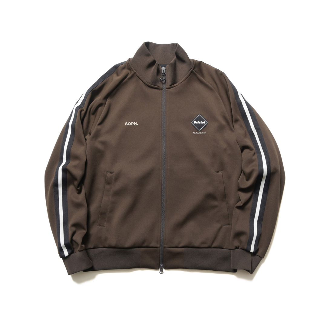 L FCRB 23AW TRAINING TRACK JACKET BROWN