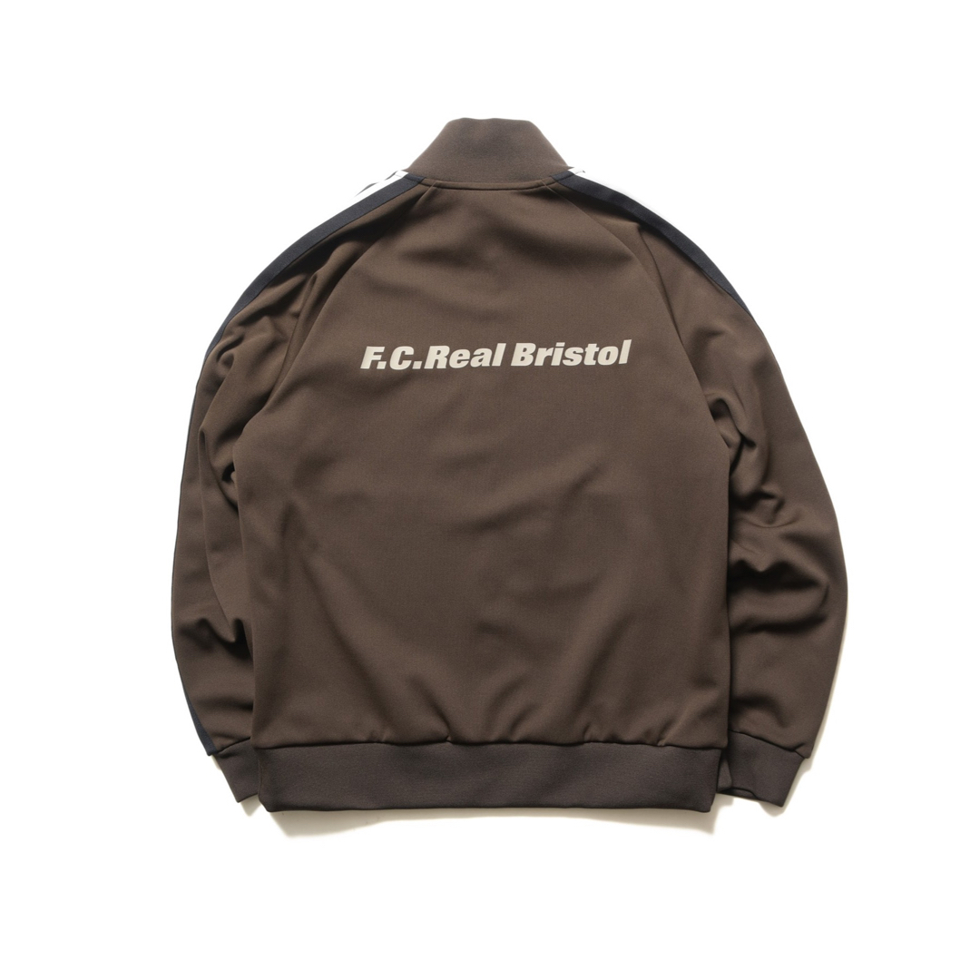 L FCRB 23AW TRAINING TRACK JACKET BROWN