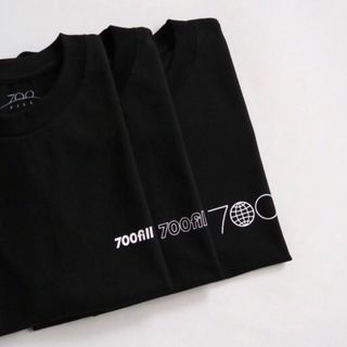 ワンエルディーケーセレクト(1LDK SELECT)の【Lサイズ】 700FILL Payment Logo Tee BLACK(Tシャツ/カットソー(半袖/袖なし))