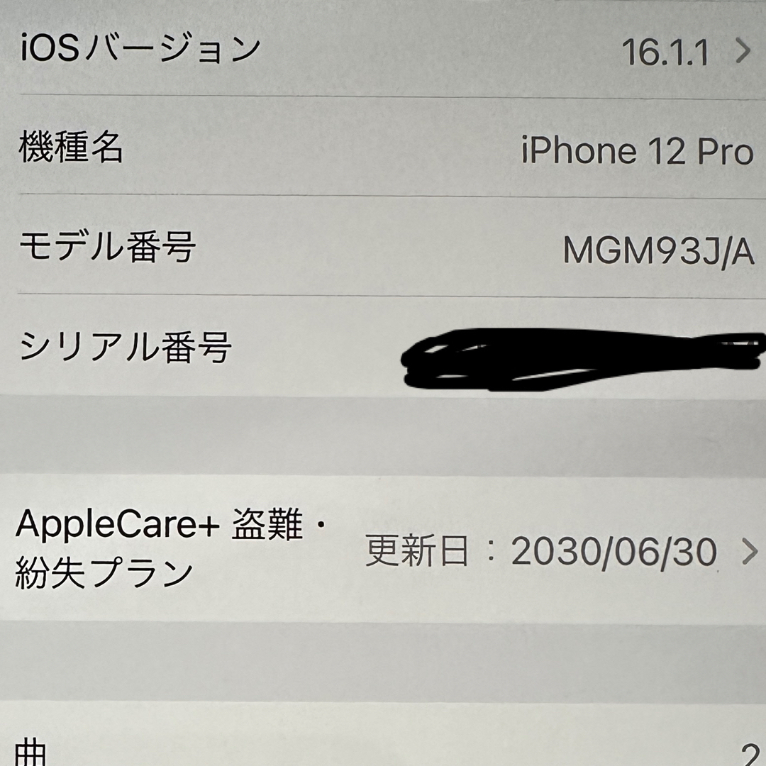 iPhone 12 pro グラファイト 256GB SIMフリー