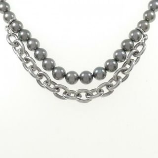 ミキモト(MIKIMOTO)のミキモト 黒蝶パール ネックレス 8-9mm(ネックレス)