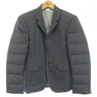 THOM BROWNE トムブラウン 千鳥格子/チェック アシンメトリー 3B テーラードジャケット ブレザー グレー A0153J11400