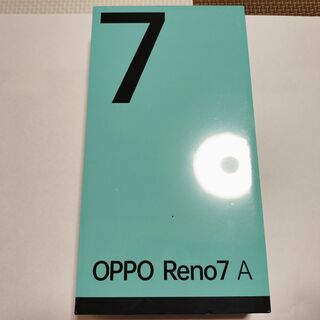 オッポ(OPPO)の【新品未開封】OPPO Reno7 A スターリーブラック SIMフリー版(スマートフォン本体)