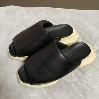 23SS rick owens GETH PUFFER SLIDE サンダル39-