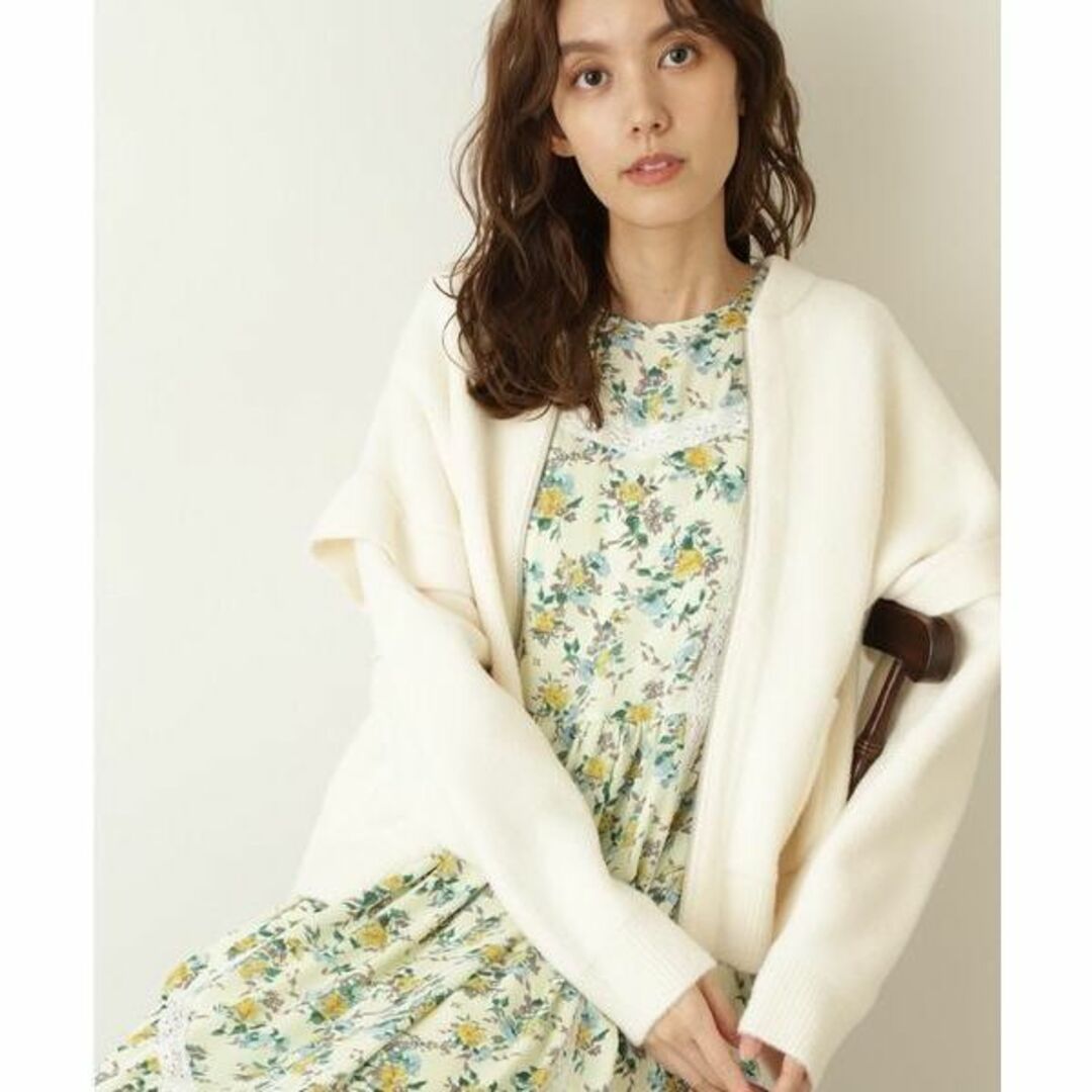 タグ付き JILLSTUART シトラスニットブルゾン CHALK