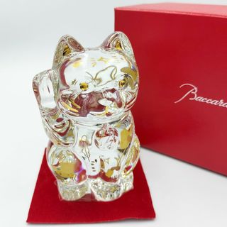 バカラ(Baccarat)のバカラ 招き猫 ファウナクリストポリス 2814453 まねきねこ 限定(置物)