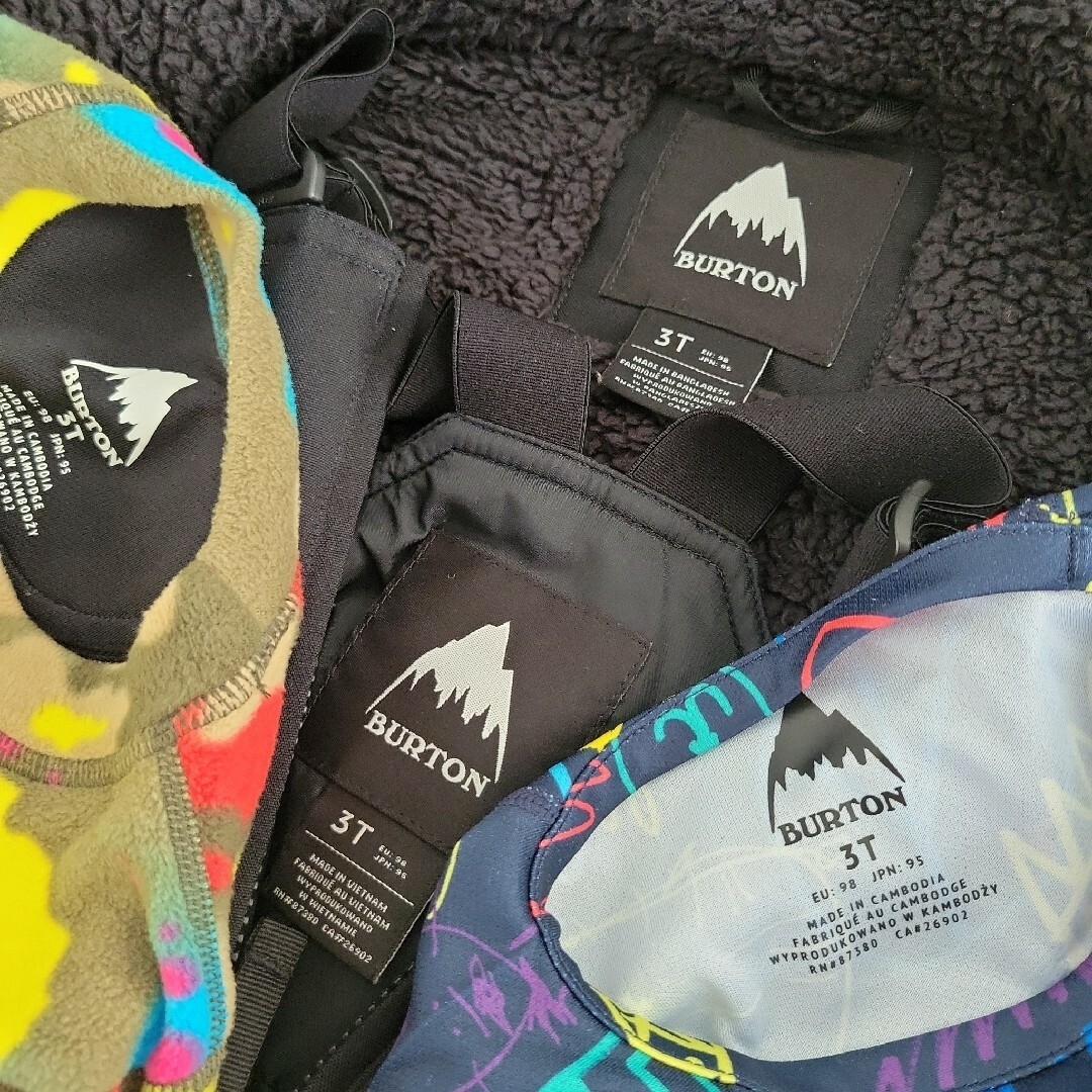 BURTON スノーウエア ボードウエア スキーウエア インナー ミトン 3T-