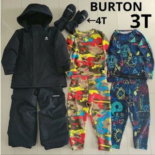 BURTON　スノーウエア　ボードウエア　スキーウエア　インナー　ミトン　3T