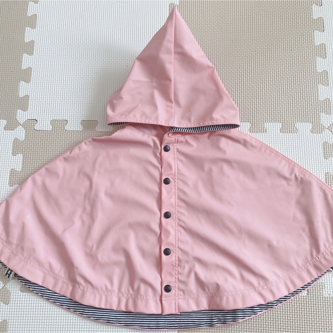 70-90cm美品【PETIT BATEAU】レインポンチョ | フリマアプリ ラクマ 【新品】プチバトー 耳付きナイロンジャケット ピンク