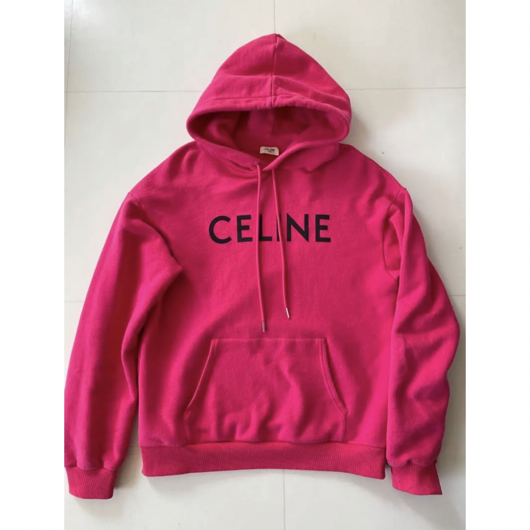 CELINE  (セリーヌ) クラシック　ロゴ   スウェット  パーカー  L