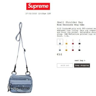 シュプリーム(Supreme)のeleo Supreme BLUECAMO SMALL SHOULDER BAG(ショルダーバッグ)