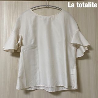 ラトータリテ(La TOTALITE)のLa totalite ラトータリテ フレアサテンブラウス(シャツ/ブラウス(長袖/七分))