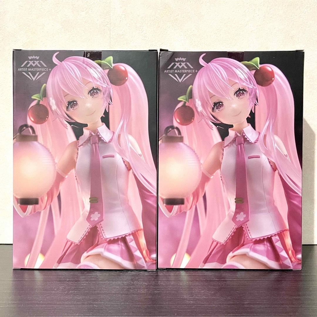 【新品】初音ミク✧桜ミク AMP+フィギュア ～ 桜提灯ver. ～ 2種セット