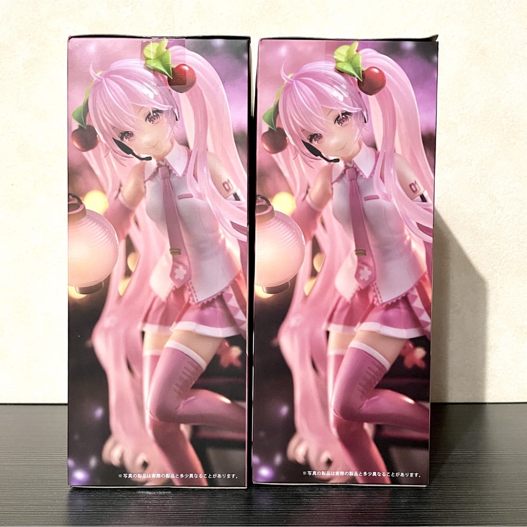 【新品】初音ミク✧桜ミク AMP+フィギュア ～ 桜提灯ver. ～ 2種セット