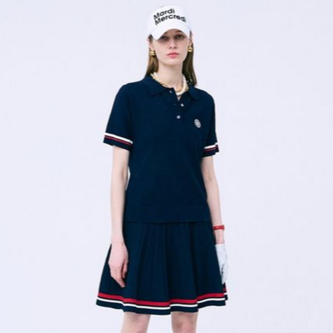 Mardi Mercredi 新品 ポロシャツ サマーニット ゴルフウェア 半袖 2