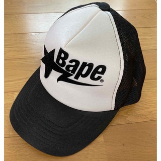 BAPE メッシュ キャップ ブラック 夏帽子 メンズ CAP