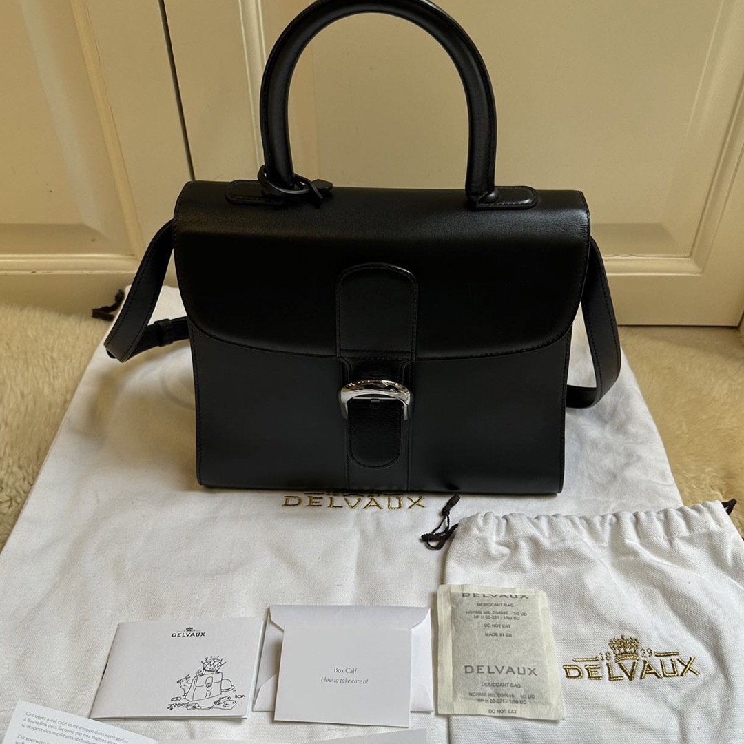 DELVAUX - デルヴォー ブリヨン MM ブラック 美品の通販 by Loop DELVAUX - デルヴォー ブリヨン MM ブラック 美品の通販 by Loop