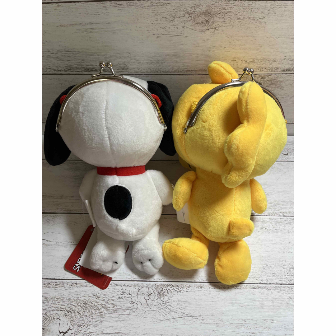 SNOOPY - 【SNOOPY(スヌーピー)】ぬいぐるみ がま口ポーチ 2点セット SNOOPY - 【SNOOPY(スヌーピー)】ぬいぐるみ がま口ポーチ 2点セット